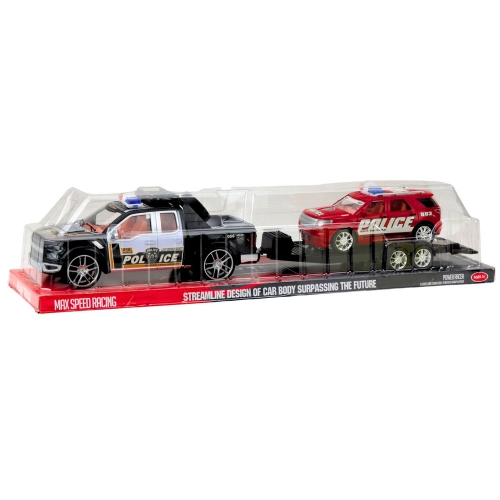 Off-Road Police Car Set with Tow Truck and Patrol Car