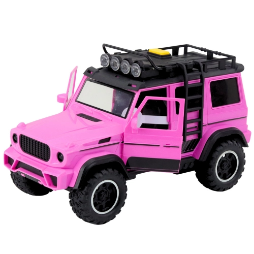 Off-road Vehicle with Horse Trailer, Figure, Lights, Sounds