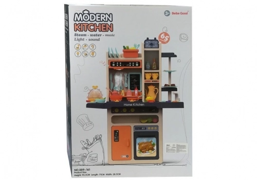 Orange kitchen for children 93.5 cm