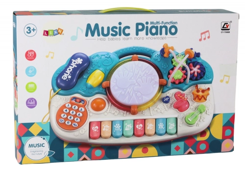 Organ Piano Educational Music Drum Sounds Light