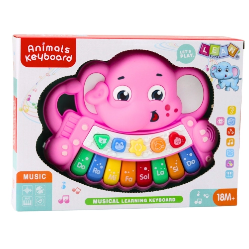 Piano Interactive Melodies Animal Sounds Range Pink Elephant