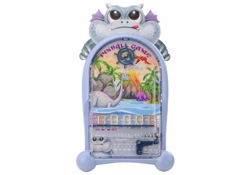 Pinball Arcade Game Dinosaurs Dragon Blue Stand
