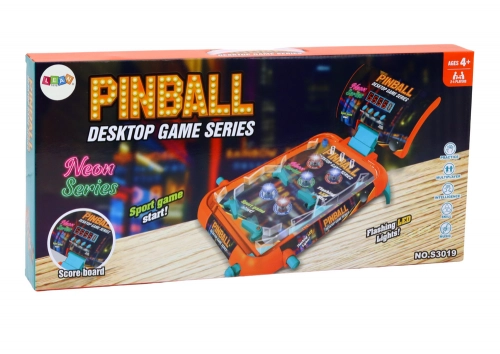 Pinball Arcade Game LED Lights Sounds Scoreboard