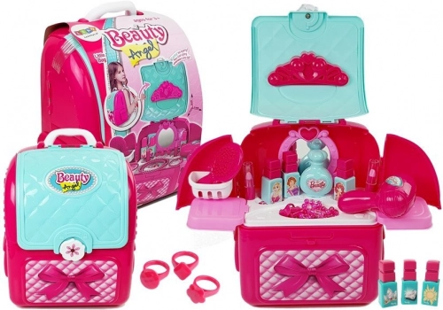 Pink Beauty Kit in a Backpack
