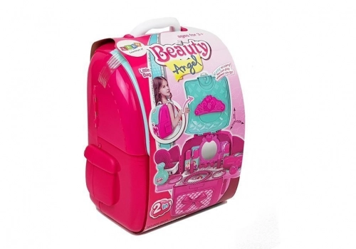 Pink Beauty Kit in a Backpack