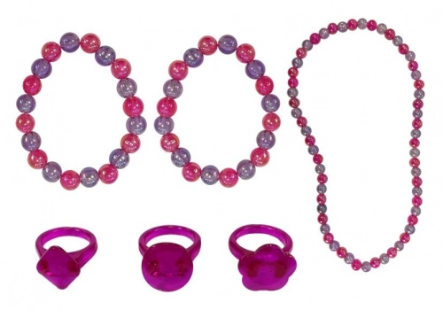 Pink Dresser Beauty Set with Mirror Lights Sounds