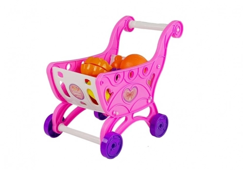 Pink Trolley with Cash Register Accesories