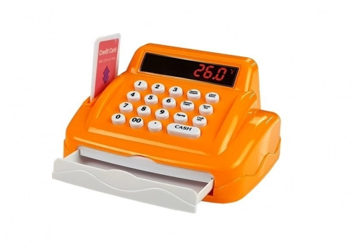 Pink Trolley with Cash Register Accesories