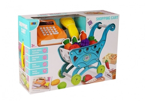 Pink Trolley with Cash Register Accesories
