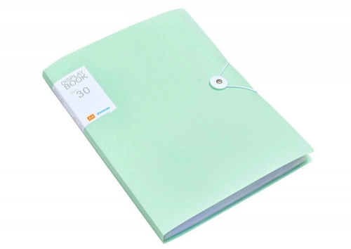 Plastic Folder with Elastic Band 30 Pcs Green A4
