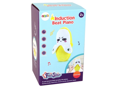 Plush Banana Interactive Music 22 cm Yellow