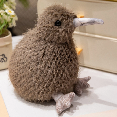 Plush Kiwi Bird Plush Toy Mascot Cuddly Toy Dark Brown 21cm