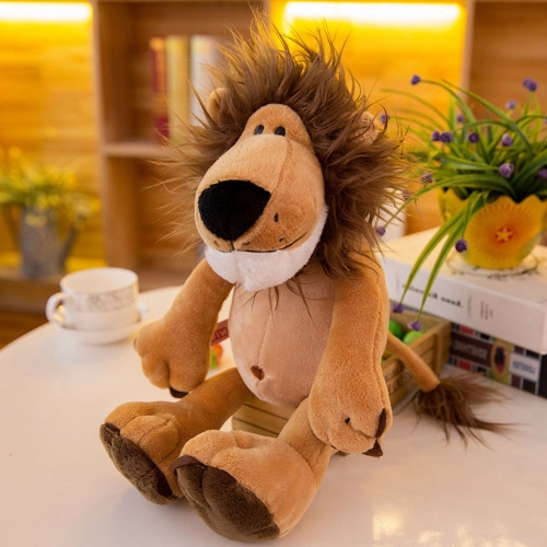 Plush Mascot Cuddly Toy Lion With Lush Mane 22cm