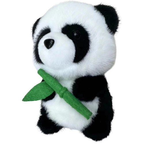 Plush Mascot Cuddly Toy Panda With Bamboo 18cm