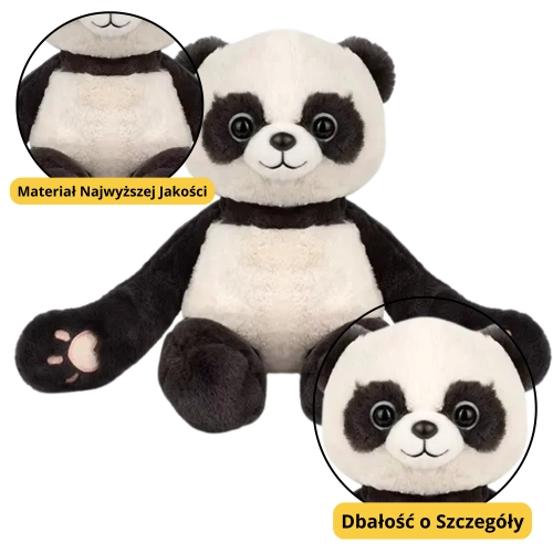 Plush Mascot Cuddly Toy Panda With Magnets 23cm