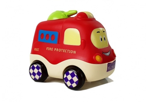 Police Ambulance Cars Set for Toddler with String 4 pieces