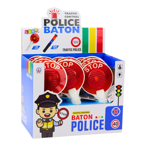 Police Signal Lollipop For Kids Stop Go Light