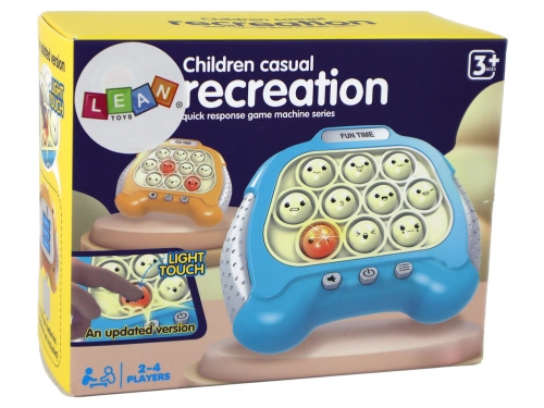 Pop It Battery Operated Sensory Game Console Lights Sounds Yellow