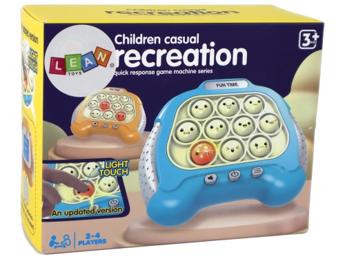 Pop It Battery Operated Sensory Game Console Lights Sounds Yellow