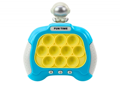 Pop-It Wac A Mole Game Spaceman Lights Sounds Blue