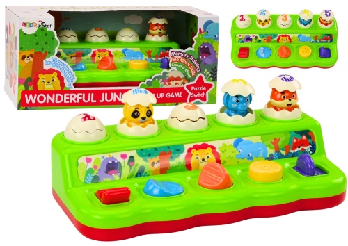 Pop Up Toy Pop Up Animals Educational Panel For Children Sounds