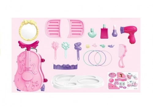 Portable Dressing Table in a Violin case with mirror