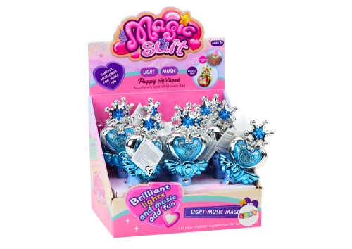 Princess Wand Colorful Lights Sounds Blue