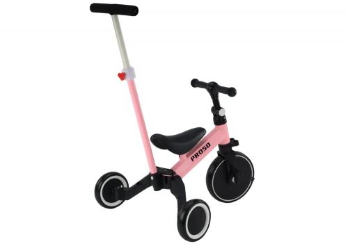 PRO50 Tricycle With Push Handle Pink