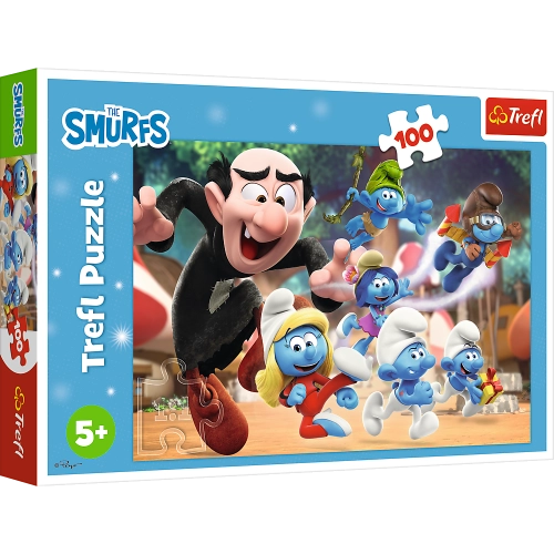 Puzzle - 100 - Papa Smurf's Teachings - Smurfs - Trefl 16481