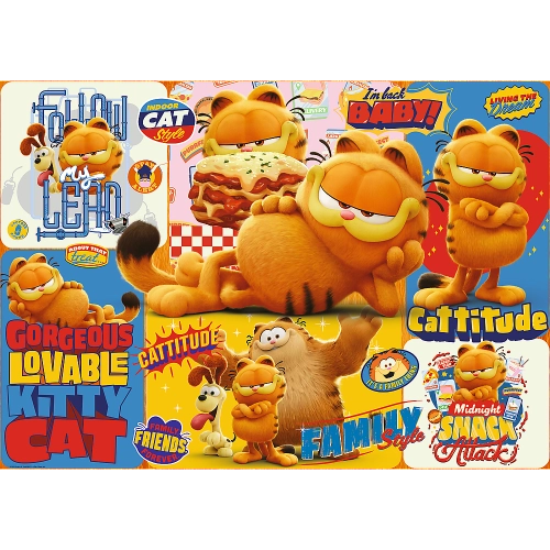 Puzzle - 1000 - Garfield's Adventures - Garfield Trefl 10935