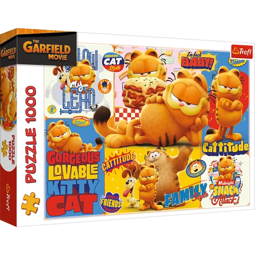 Puzzle - 1000 - Garfield's Adventures - Garfield Trefl 10935