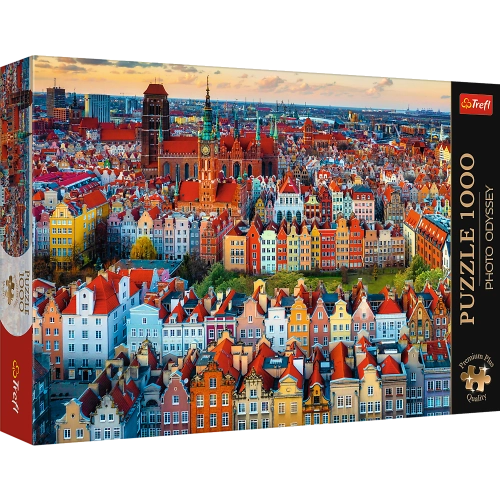 Puzzle - 1000 Premium Plus - View of Gdańsk, Poland Trefl 10856