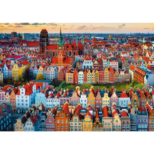 Puzzle - 1000 Premium Plus - View of Gdańsk, Poland Trefl 10856