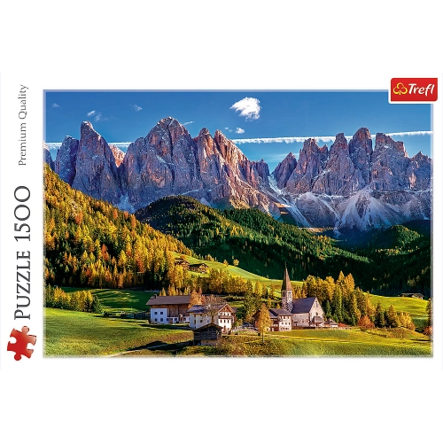 Puzzle - 1500 - Val di Funes, Dolomites, Italy Trefl 26163