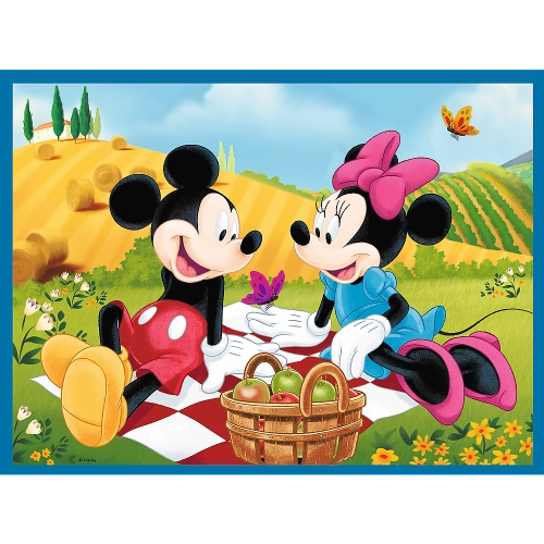 Puzzle - 2in1 + memos - Meet the heroes of Disney Trefl 93344