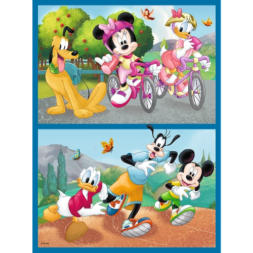 Puzzle - 2in1 + memos - Meet the heroes of Disney Trefl 93344