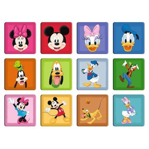 Puzzle - 2in1 + memos - Meet the heroes of Disney Trefl 93344