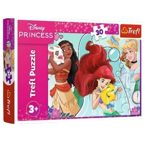 Puzzle - 30 - Beautiful and Brave - Disney Princess - Trefl 18323