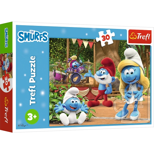 Puzzle - 30 - Smurfette and the Smurfs - Trefl 18312