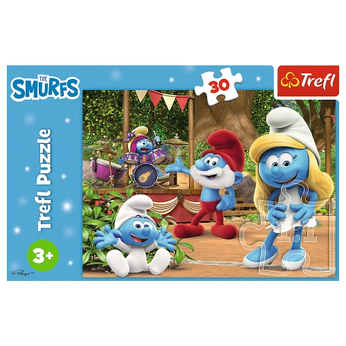 Puzzle - 30 - Smurfette and the Smurfs - Trefl 18312