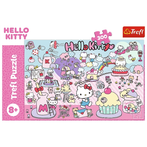 Puzzle – 300 Pieces – Discover the World of Hello Kitty – Hello Kitty Trefl 23031