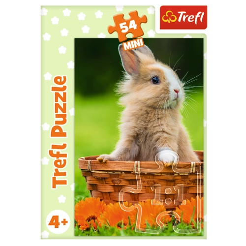 Puzzle - 54 mini - Cute animals - Trefl 54195