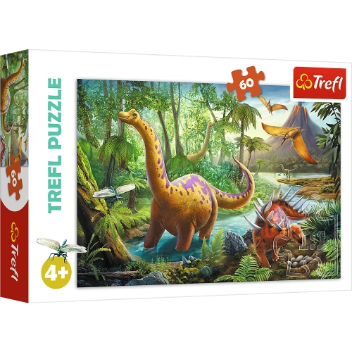 Puzzle - 60 - Dinosaurs Walk - Trefl 17319
