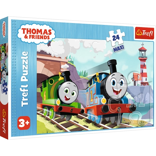 Puzzle - "24 Maxi" - Thomas and Percy on the tracks Trefl 14354
