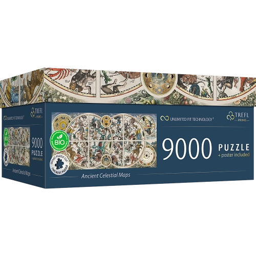 Puzzle - "9000 UFT" - Ancient Celestial Maps Trefl 81031