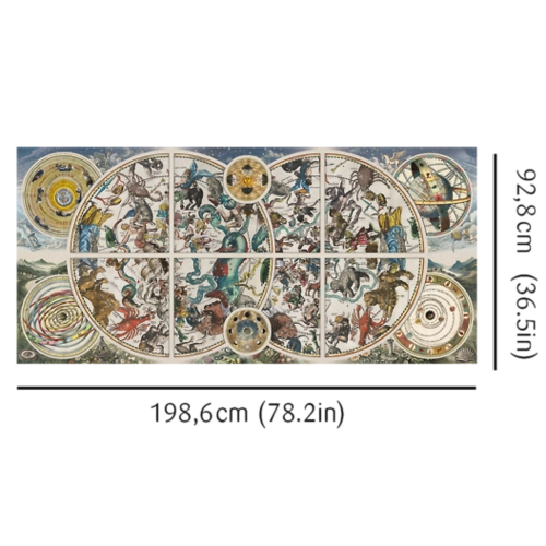 Puzzle - "9000 UFT" - Ancient Celestial Maps Trefl 81031