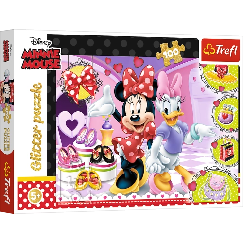 Puzzle 100 pcs. Minnie and glitter Trefl 14820