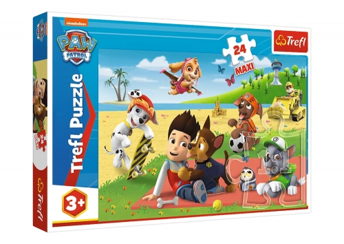 Puzzle 24 pcs. Maxi Paw Patrol Fun On The Blanket Trefl 14348