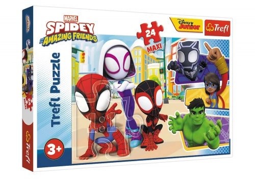 Puzzle 24pcs Maxi Spidey and Friends Trefl 14348