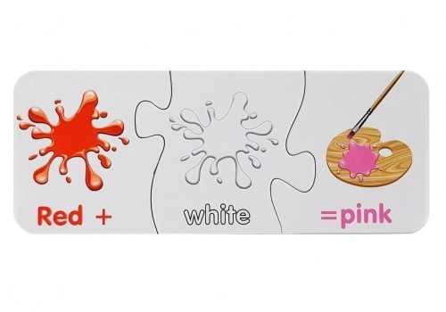 Puzzle Educational English Colors 10 Connections